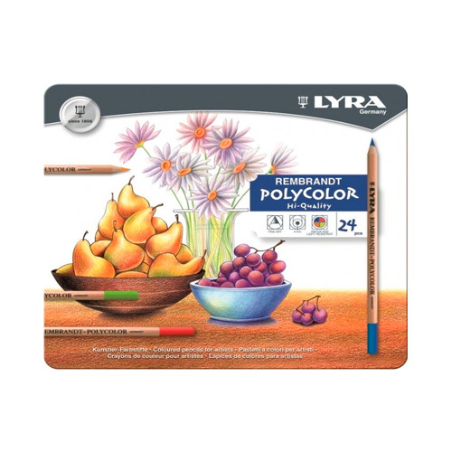 LAPIZ DE COLOR LYRA REMBRANDT POLYCOLOR LATA X24